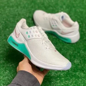 Cute!トレーニングSneakers!☆ Nike Air Max Bella TR 4 Premium Nike Air Max Bella TR 4 White Pink Green Sneakers CW3398-105